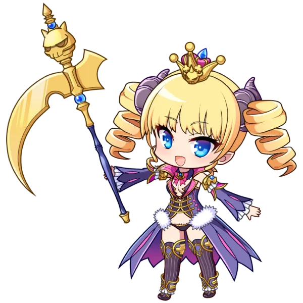 魔王カリンちゃんRPG 主人公カリンのちびキャラクターイラスト