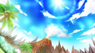 モンスター娘TDの舞台となる絶海の孤島の風景