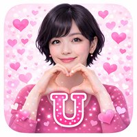 U: 理想のマッチングアプリ！AIマッチングで真剣婚活＆恋活のアプリアイコン
