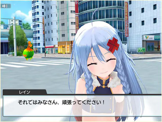 デタリキZXのストーリー会話シーン(画像出典: FANZA GAMES公式ページ)
