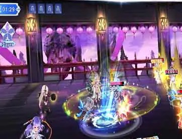 宝石姫 Reincarnation ～X指定～ ダンジョンでの3Dオートバトル画面